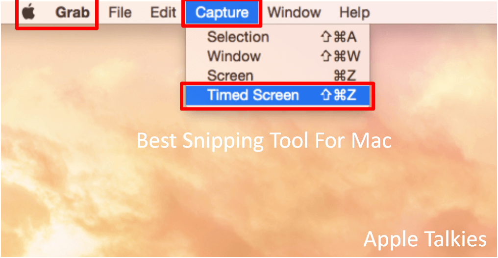 Snipping tool for mac computer